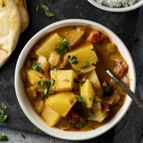 Spicy Potato Curry - Recipe photo by Went Here 8 This