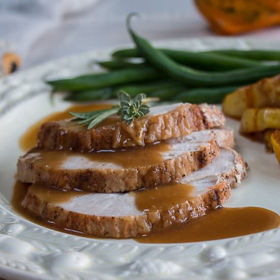 Turkey Basted with Fruit Juices - Recipe photo by a zest for life