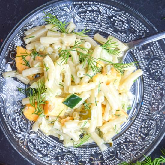 Dill Pickle Pasta Salad - Recipe photo by inthekitchnet