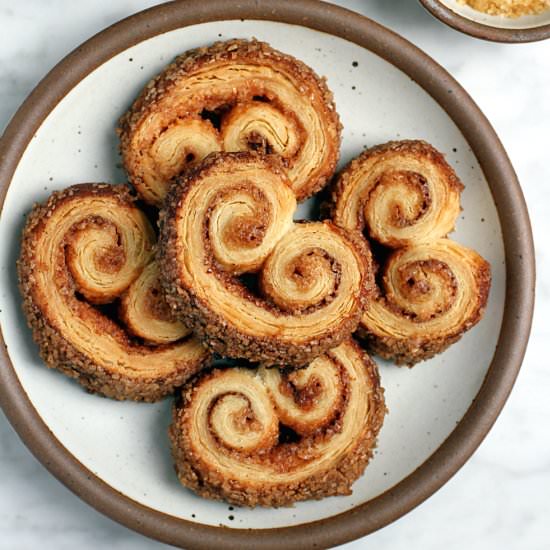 Cinnamon-Sugar Palmiers - Recipe photo by twoofakindcooks