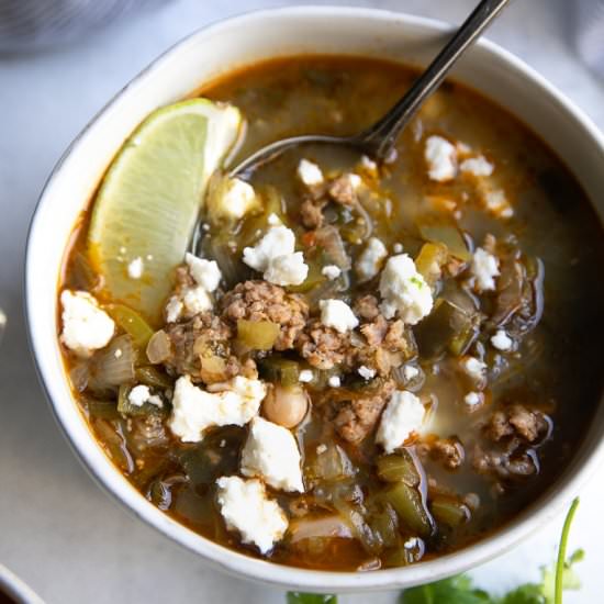 Pork Green Chili - Recipe photo by theforkedspoon