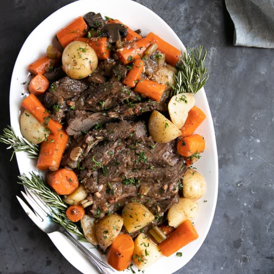 Slow Cooker Pot Roast - Recipe photo by theforkedspoon