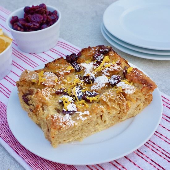 Cranberry Orange French Toast Bake - Recipe photo by anothertablespoon