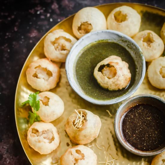 Pani Puri - Recipe photo by tiffinandteaofficial