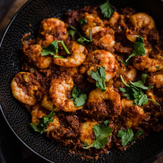 Prawn Masala - Recipe photo by tiffinandteaofficial