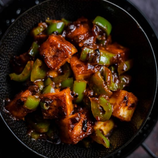 Chilli Paneer - Recipe photo by tiffinandteaofficial
