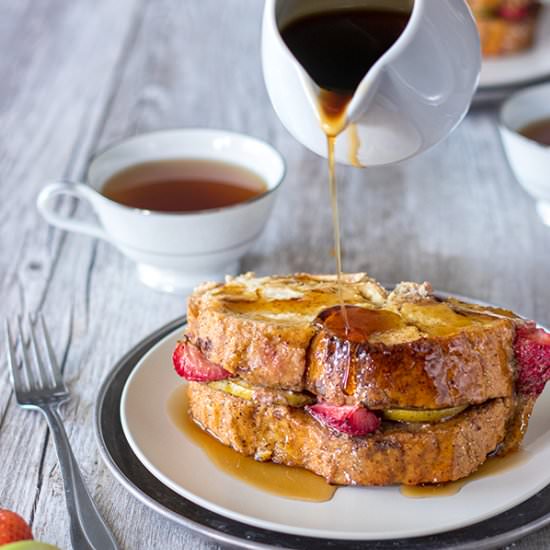 Strawberry Apple Baked French Toast - Recipe photo by URBANBAKES