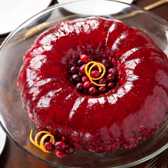 Cranberry Jell-O Salad - Recipe photo by giftofhospitality