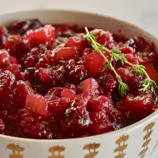 Cranberry Pineapple Sauce - Recipe photo by This Italian Kitchen