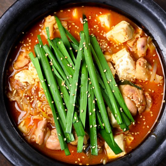 Warming Kimchi Hotpot - Recipe photo by Sudachi Recipes