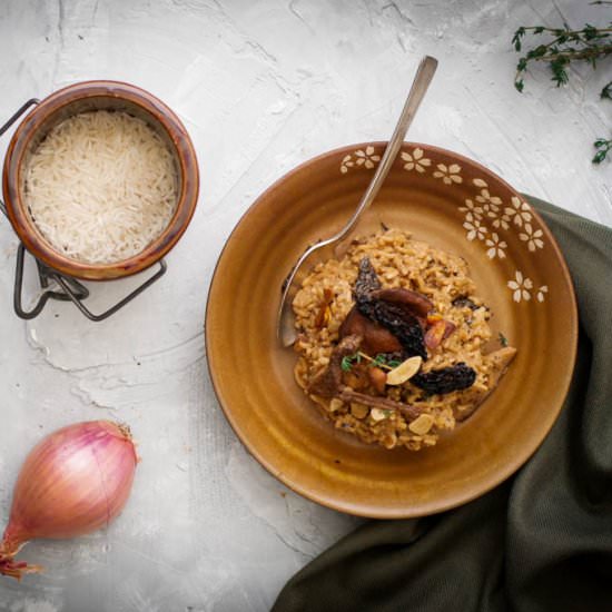 Wild Mushroom Risotto - Recipe photo by hungerforspice