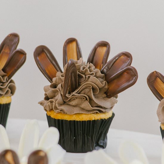 Turkey Cupcakes - Recipe photo by House of Elyn Ryn