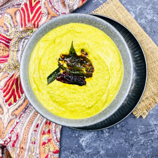 Ridge gourd peel chutney - Recipe photo by spicytamarind