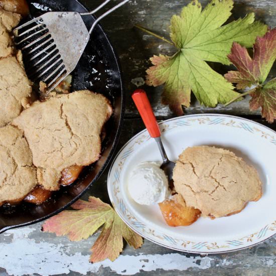 Skillet Apple Cobbler - Recipe photo by the good eats co