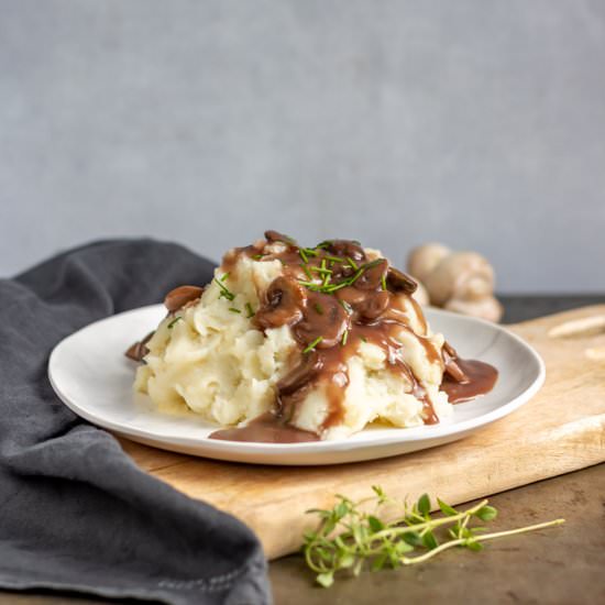 Mushroom Gravy - Recipe photo by veggie desserts