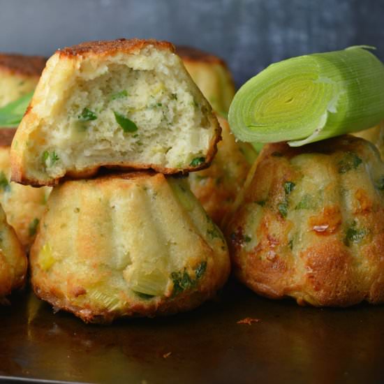 Cheesy Leek Muffins - Recipe photo by Mummys FastandEasy