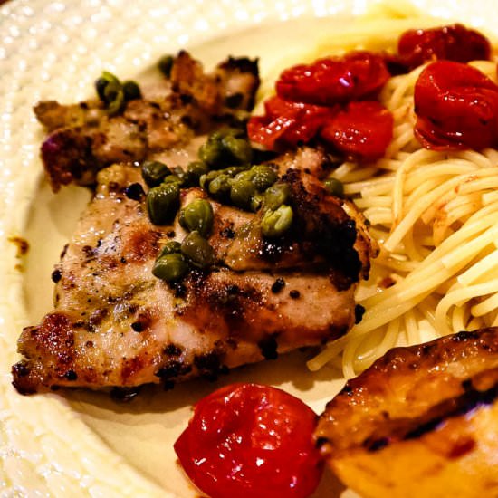 Mediterranean Charred Chicken - Recipe photo by NotEntirelyAverage