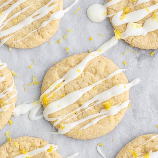 Lemon Cookies with Lemon Drizzle - Recipe photo by Aredspatula