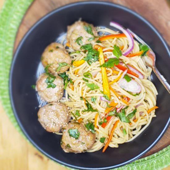 Ginger Pork Meatballs - Recipe photo by Estelle Forrest