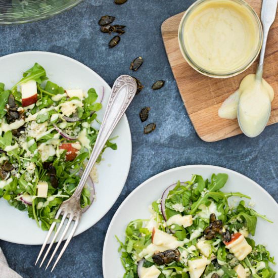 Arugula Apple Salad with Quinoa - Recipe photo by Chef Molly