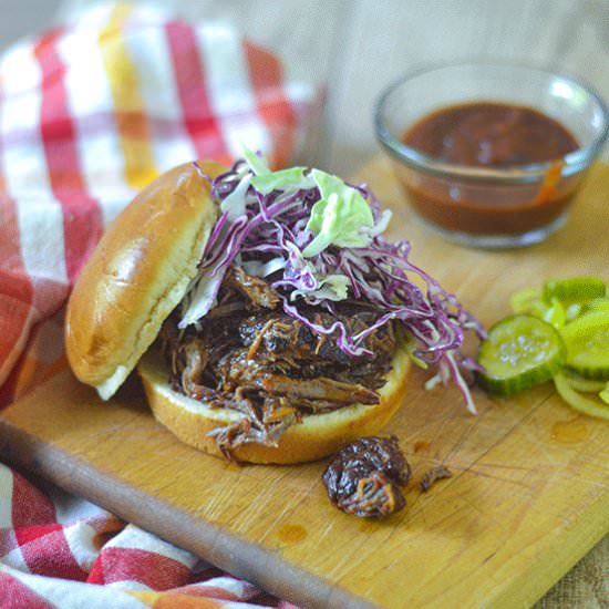 Smoked Pot Roast Sandwich - Recipe photo by Feed Your Soul