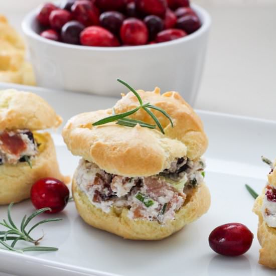 Cranberry Cream Cheese Bacon Puffs - Recipe photo by Pallet and Pantry