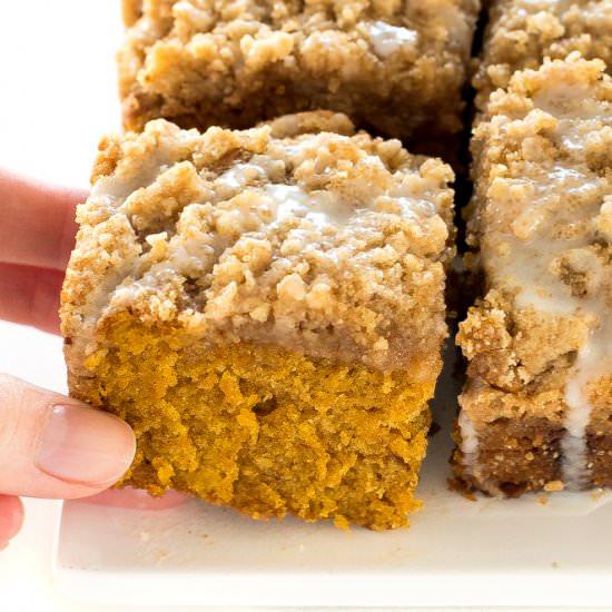 Pumpkin Coffee Cake - Recipe photo by ChefSavvy