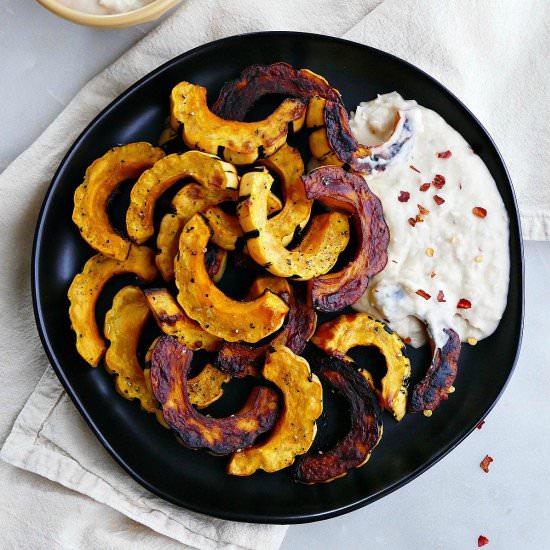 Delicata Squash Fries - Recipe photo by its_a_vegworld_afterall