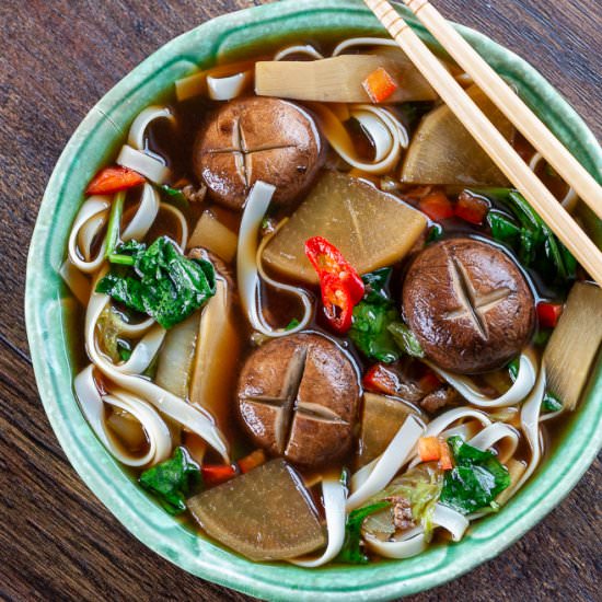 Chinese Beef Noodle Soup - Recipe photo by Healthy World Cuisine