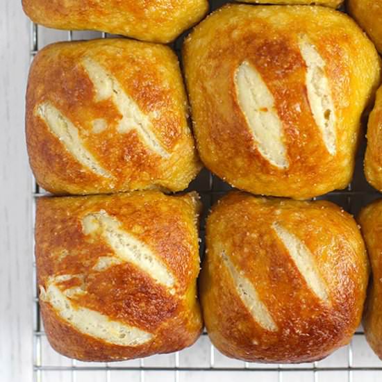 BEST Homemade Pretzel Rolls - Recipe photo by suebeehomemaker