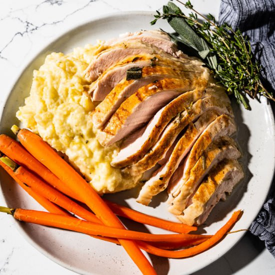 Sous Vide Turkey Breast - Recipe photo by saltpepperskillet