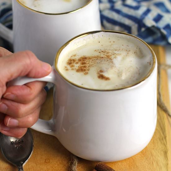 Homemade Pumpkin Spice Lattes - Recipe photo by suebeehomemaker