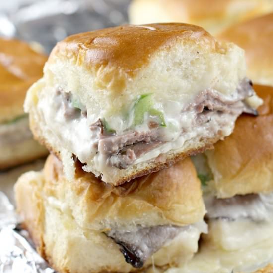 Grilled Philly Cheesesteak Sliders - Recipe photo by EricasRecipes