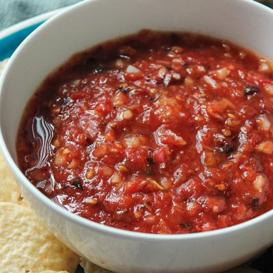 Fire Roasted Chipotle Salsa - Recipe photo by blessthismeal