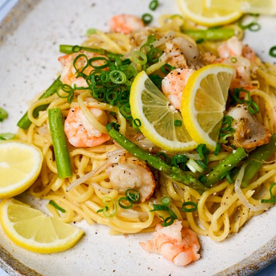 Refreshing Shio Lemon Yakisoba - Recipe photo by Sudachi Recipes