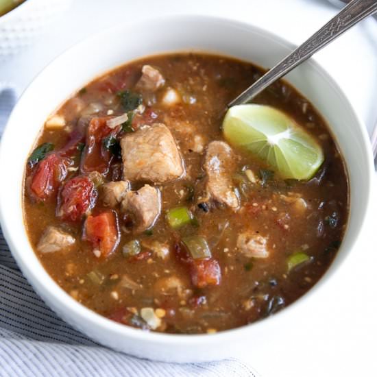 Green Chili Stew - Recipe photo by theforkedspoon