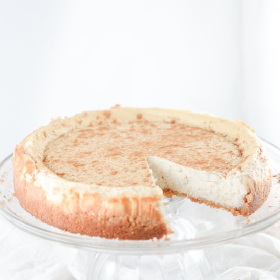 Cinnamon Vegan Cheesecake - Recipe photo by lifebeginswithdessert