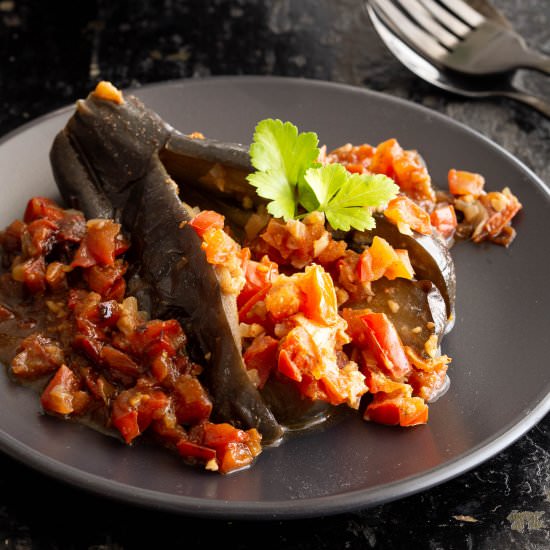 Eggplant Curry – Khayan Thee Hnut - Recipe photo by Wandercooks