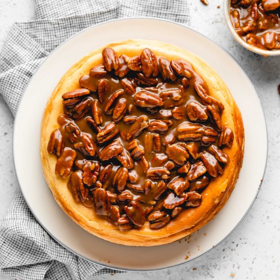 Butter Pecan Cheesecake - Recipe photo by grandbabycakes