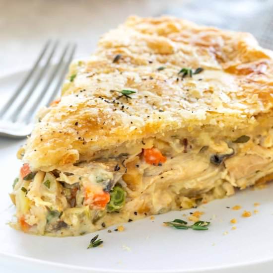 Homemade Chicken Pot Pie - Recipe photo by Jessica Gavin
