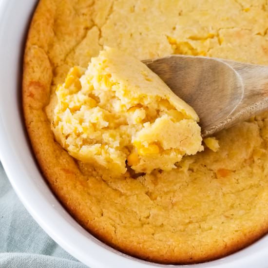 creamy corn casserole - Recipe photo by amandacooksandstyles