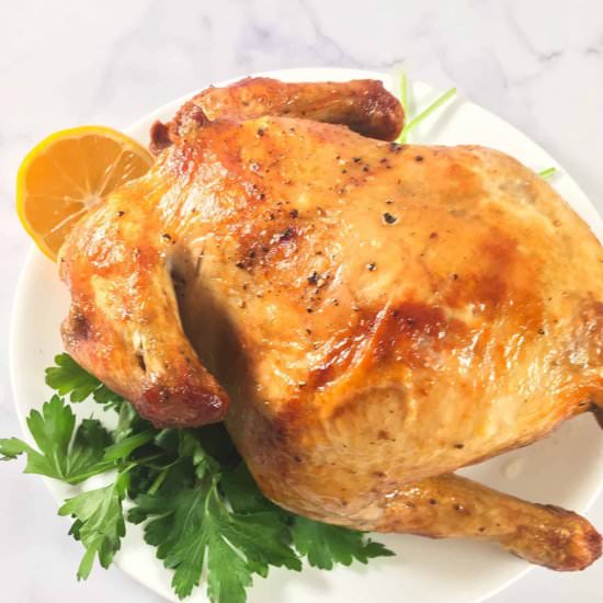 Air Fryer Rotisserie Chicken - Recipe photo by summeryule.com
