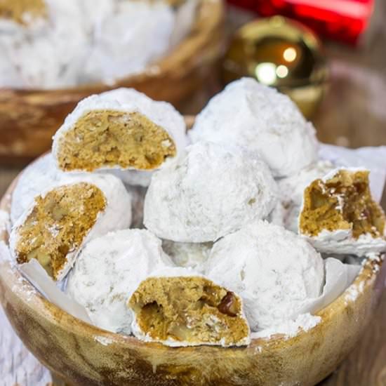 Gingerbread Snowball Cookies - Recipe photo by spicedblog