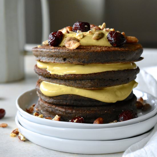 Buckwheat Pumpkin Pancakes - Recipe photo by toopreciousforprocessed
