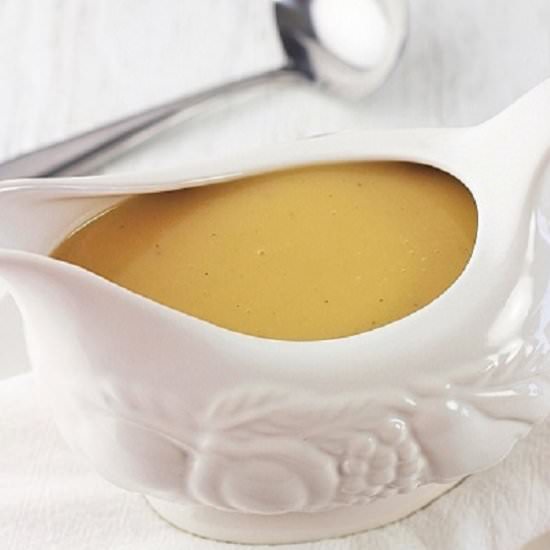 make-ahead turkey wing gravy - Recipe photo by nowcookthis