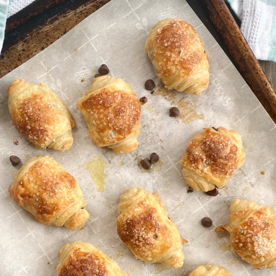Mini Chocolate Puff Pastry Rolls - Recipe photo by amycaseycooks