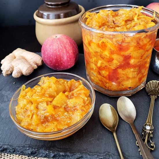 Apple Ginger Chutney - Recipe photo by ProfusionCurry