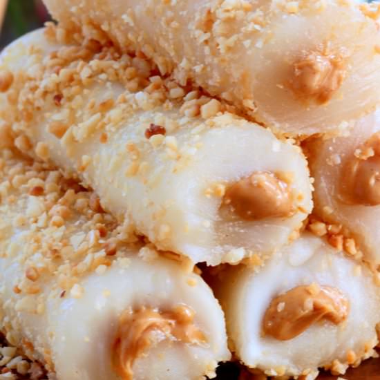 Peanut Tikoy Rolls - Recipe photo by foxy folksy