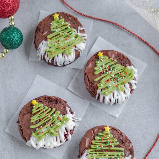 Christmas Tree Brownies - Recipe photo by FoodFolksandFun