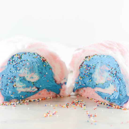 DIY Cotton Candy Burrito - Recipe photo by lifebeginswithdessert
